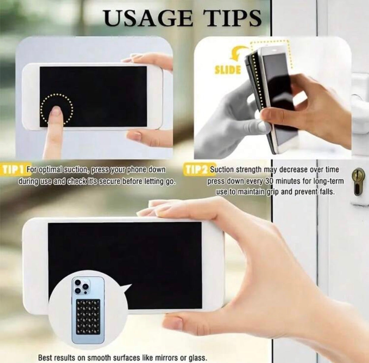 1 pièces Set de ventouses en silicone,