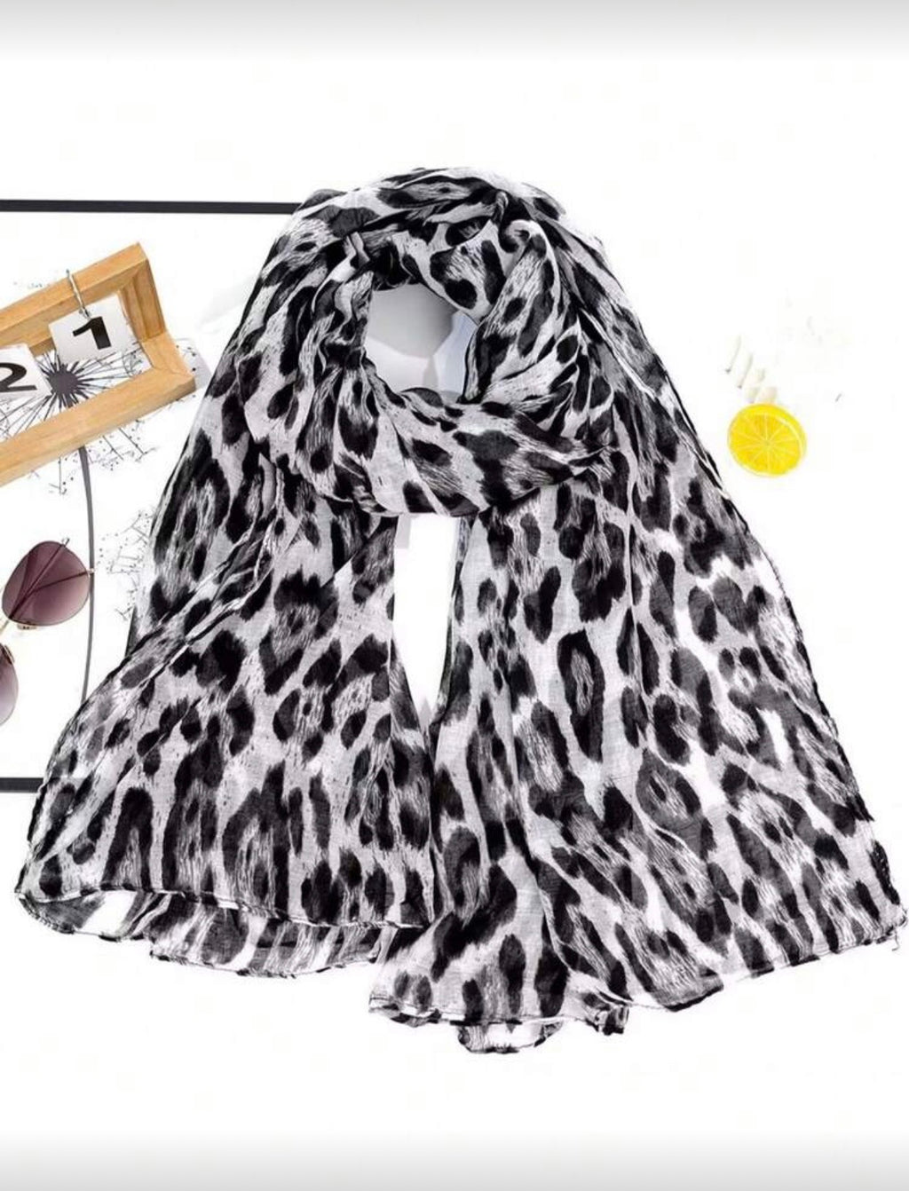 Foulard leopard