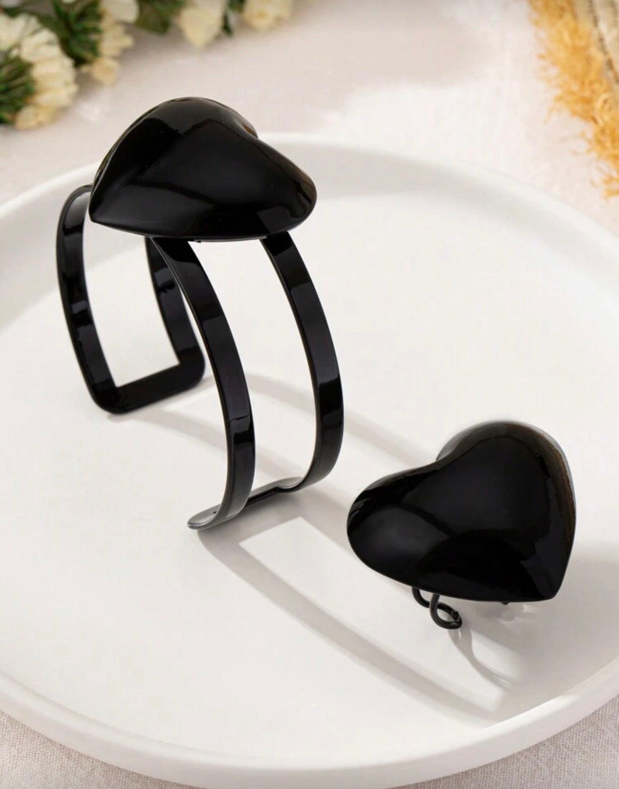 Bracelet et bague géométrique 3D